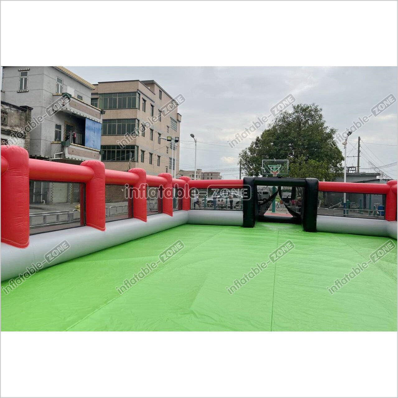 Outdoor Inflatable Football Pitch Playground Giant Inflatable Soccer Field For Inflatable Sports Game - Inflatable-Zone