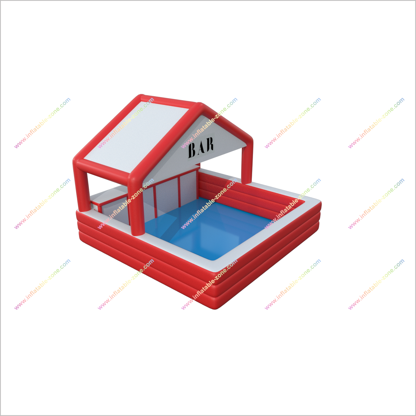 Inflatable Floating Pool Bar Blow Up Pool Bar Inflatable Swim Up Bar - Inflatable-Zone
