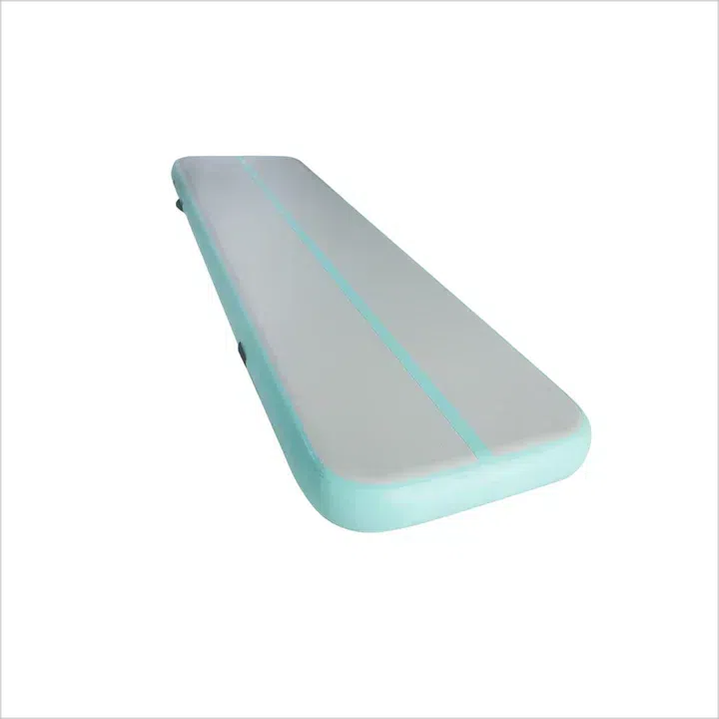 Beautiful Mint Green Air Gymnastics Track Mat - Inflatable-Zone