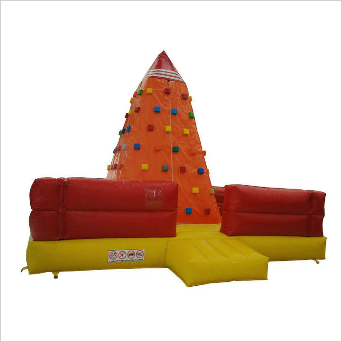 Challenging Inflatable Climbing Tower , Amusement Park Inflatable Climbing Wall And Slide - Inflatable-Zone