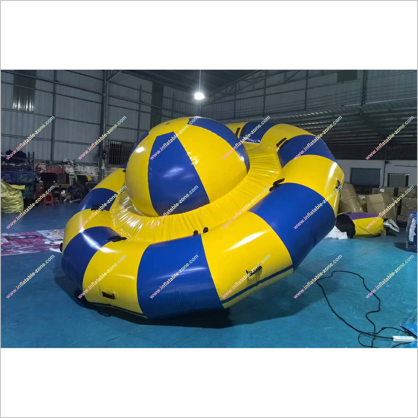 Saturn Inflatable Water Toy Rotation Floating Water Games Inflatable Disco Boat Fun Toys For Lake - Inflatable-Zone