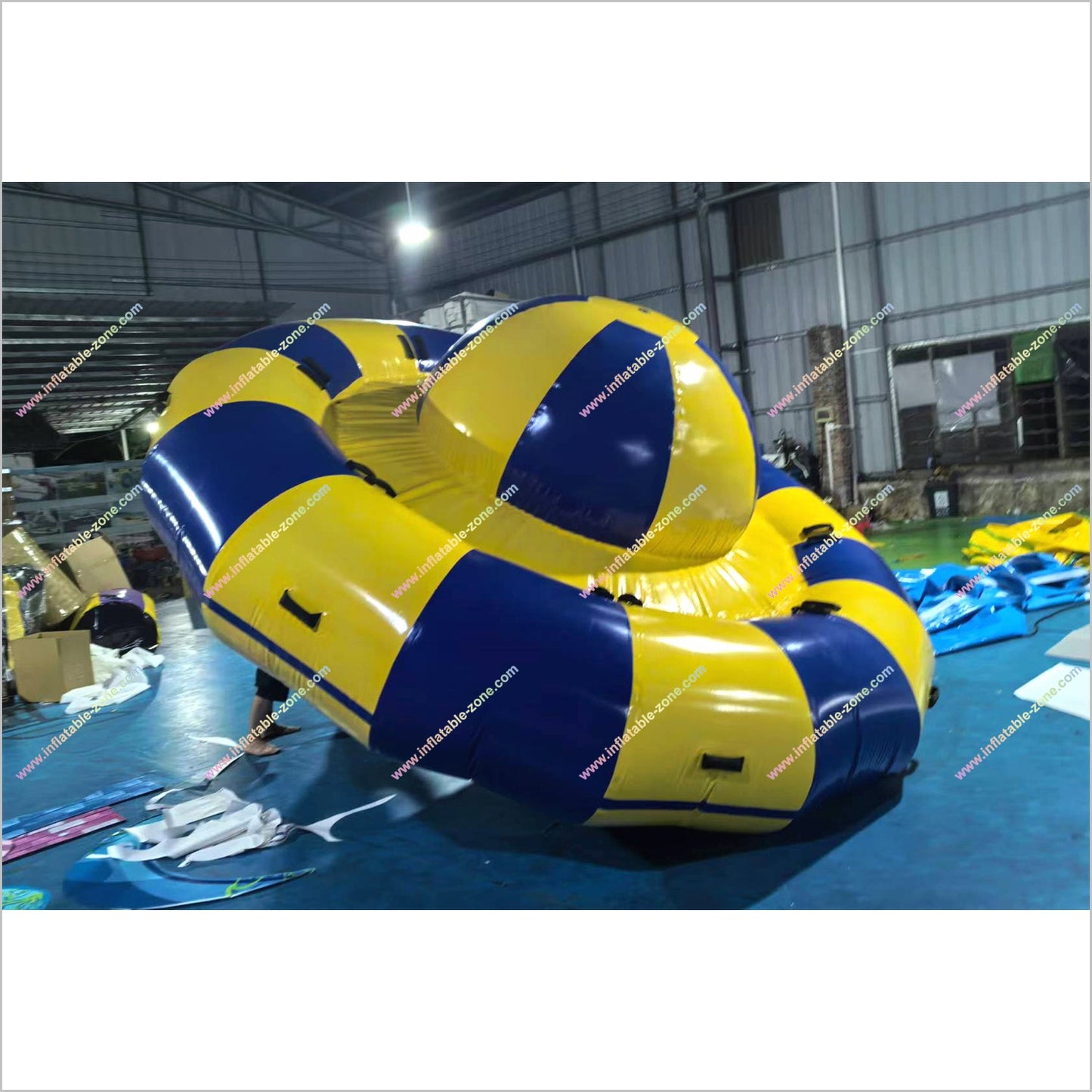 Saturn Inflatable Water Toy Rotation Floating Water Games Inflatable Disco Boat Fun Toys For Lake - Inflatable-Zone