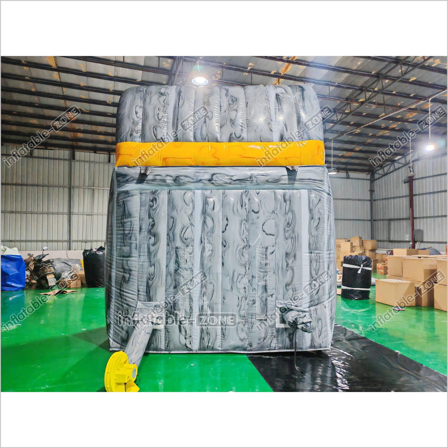 Single Lane Wave Inflatable Water Slide Commercial Party Big Waterslide With Splash Pool For Kids - Inflatable-Zone