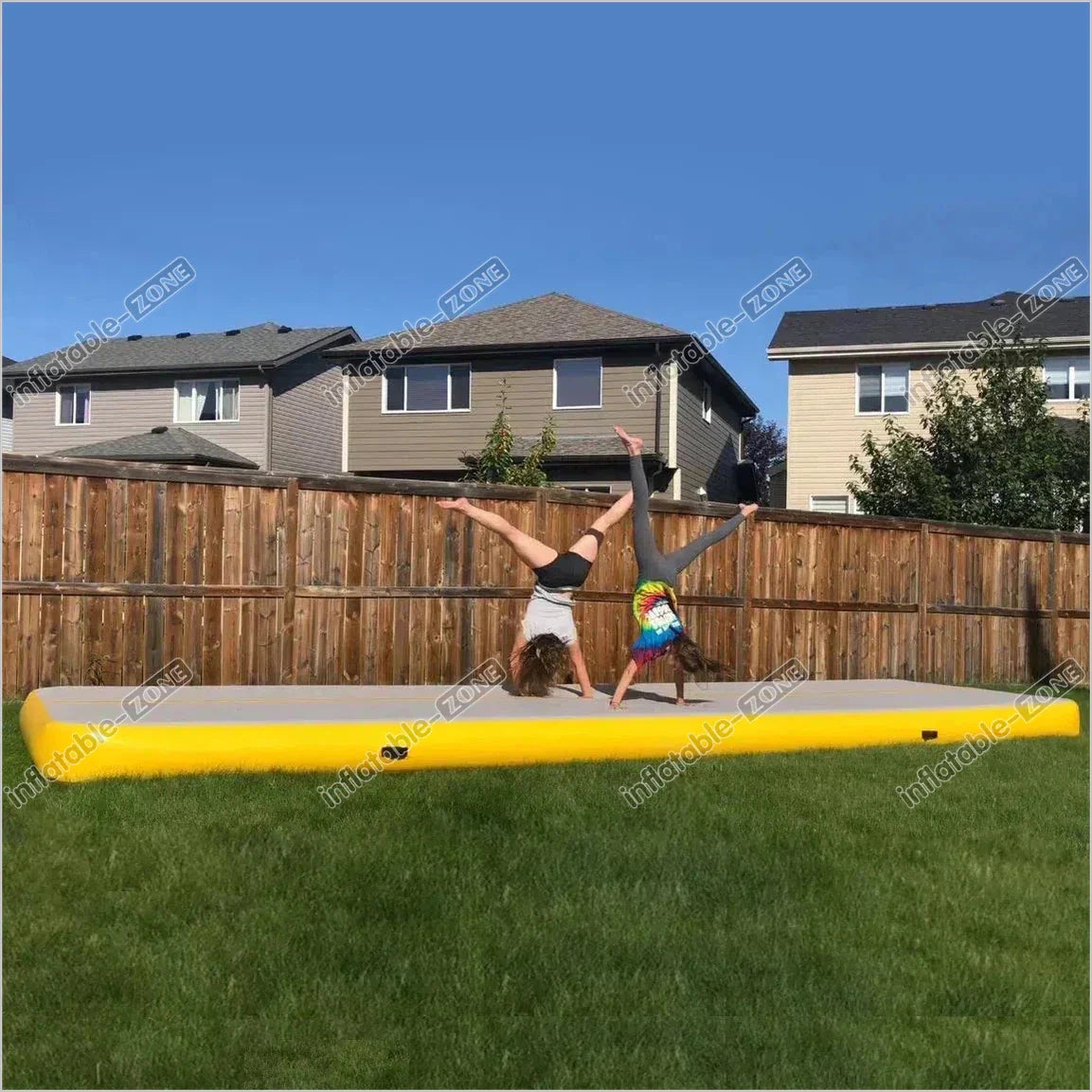 P3 Inflatable Gym Mat, 30 Ft Air Tumbling Track - Inflatable-Zone