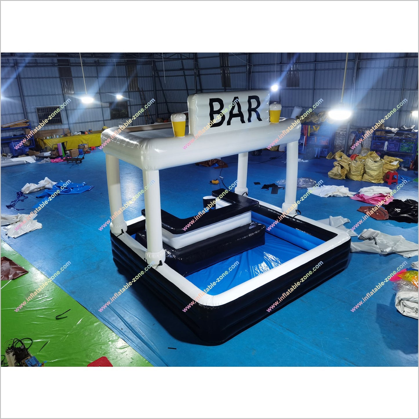 Coolest Inflatable Outdoor Pool Bar Water Blow Up Bar Party Event Backyard - Inflatable-Zone