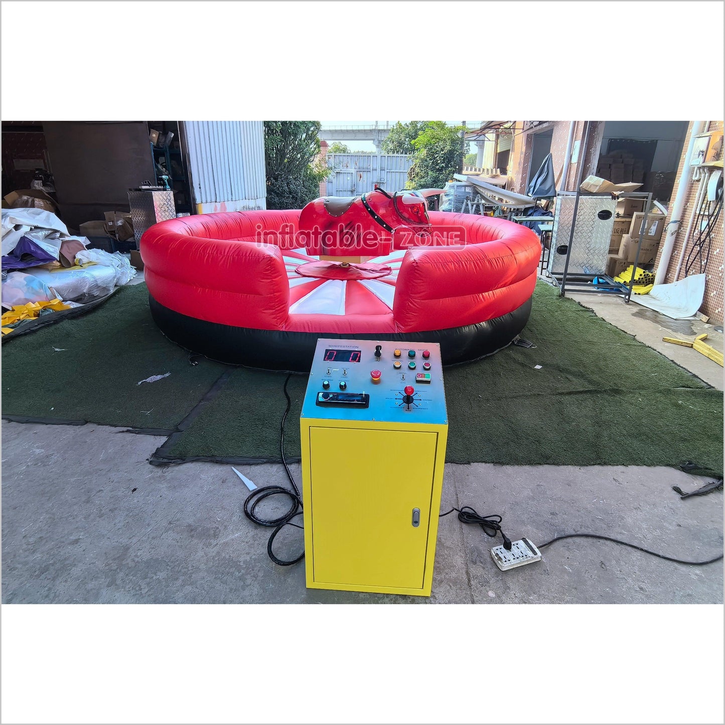Bull Ride Machine Price Electronic Bull Inflatable Mechanical Bull Riding Near Me - Inflatable-Zone