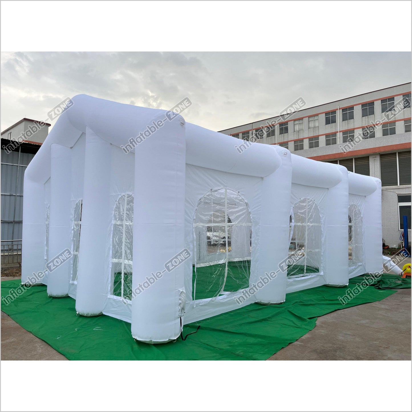 Outdoor White L Inflatable Wedding Party Tent Dining Room Inflatable Camping Tent Blow Up Tent - Inflatable-Zone