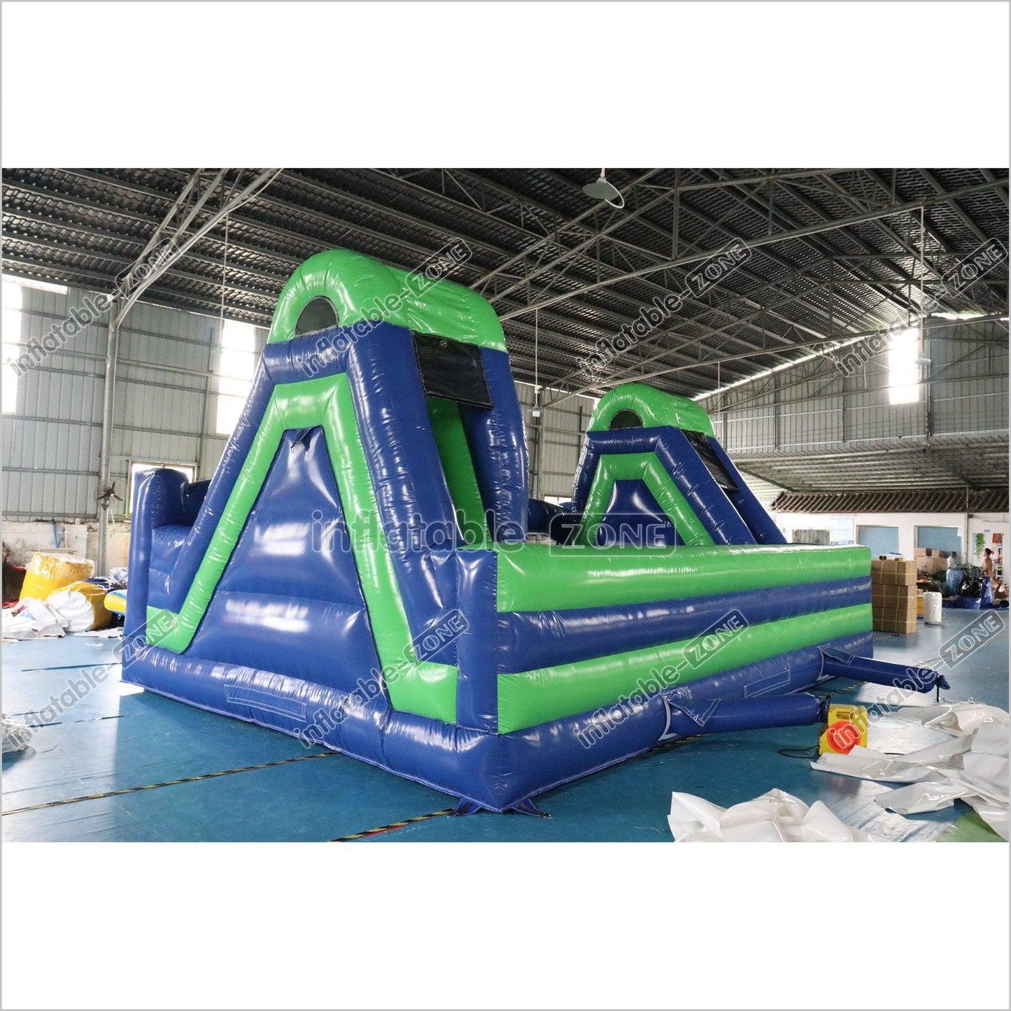 Commercial Grade Inflatable Bounce House, Bounce Castle With Double Slide Combo - Inflatable-Zone