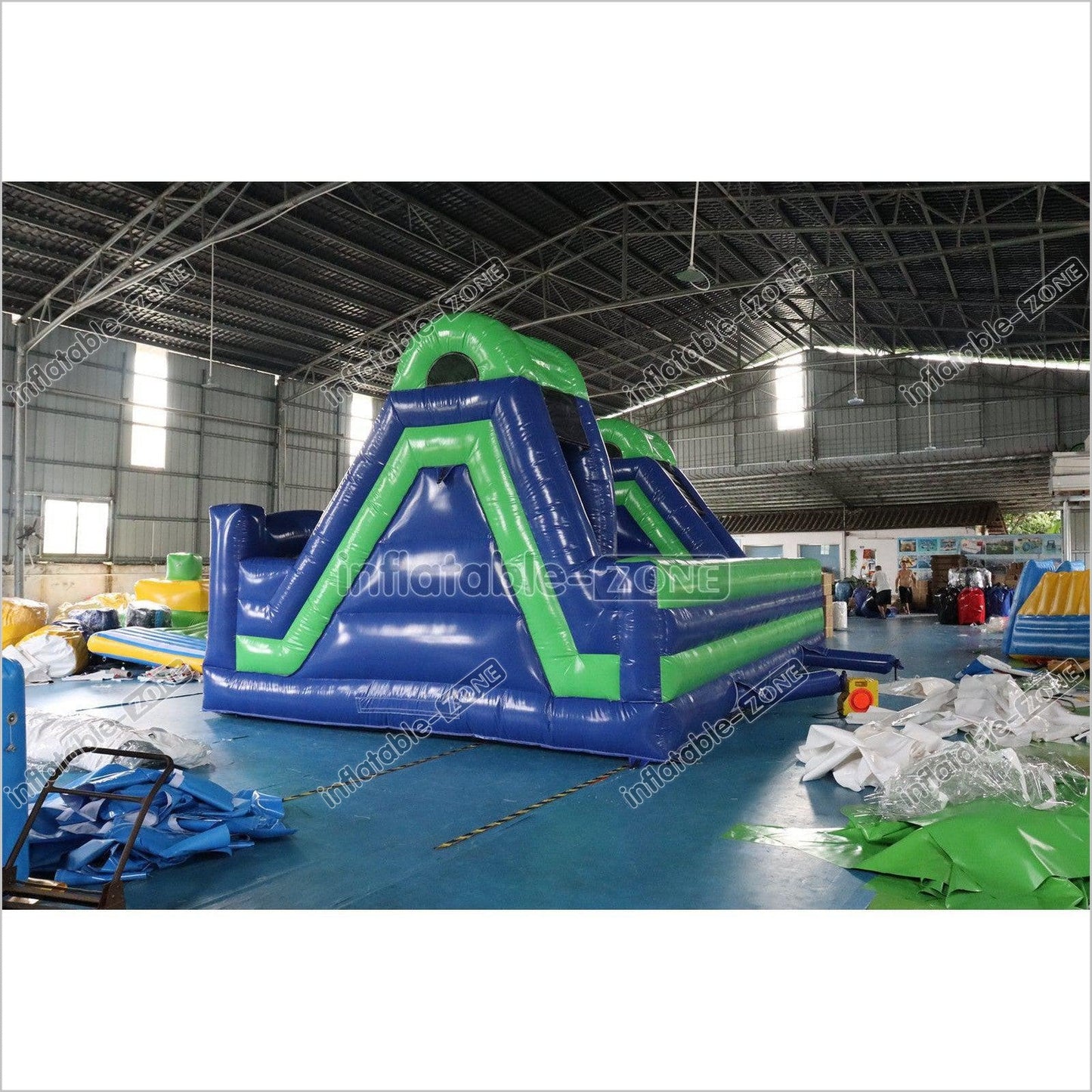 Commercial Grade Inflatable Bounce House, Bounce Castle With Double Slide Combo - Inflatable-Zone