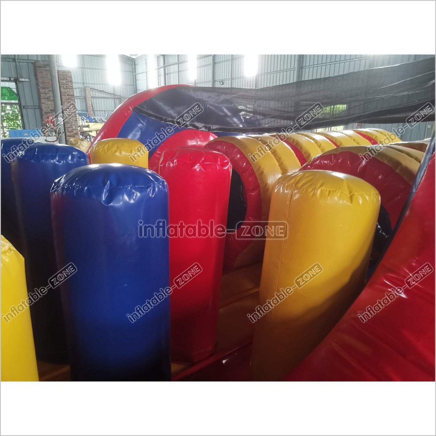 Inflatable Obstacle Course Bouncy Race With Obstacles Bounce House - Inflatable-Zone