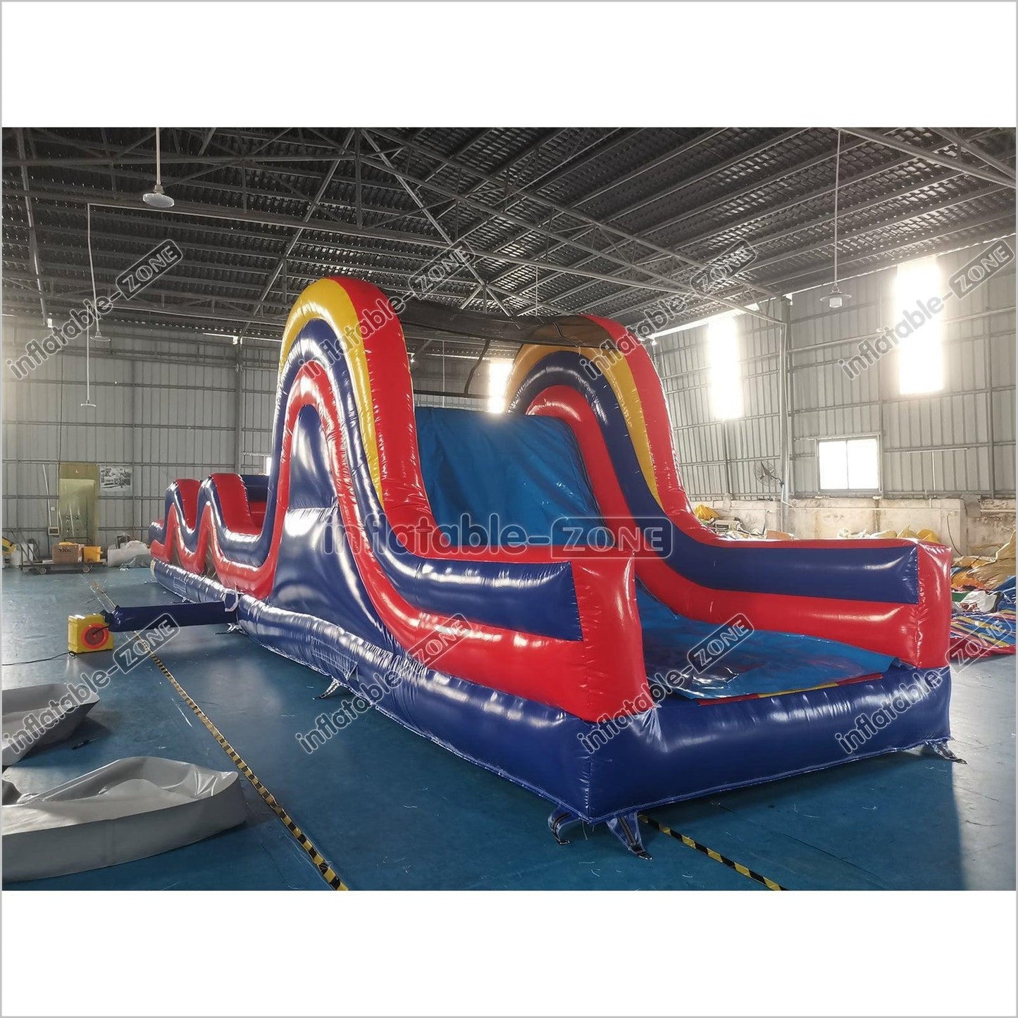 Inflatable Obstacle Course Bouncy Race With Obstacles Bounce House - Inflatable-Zone
