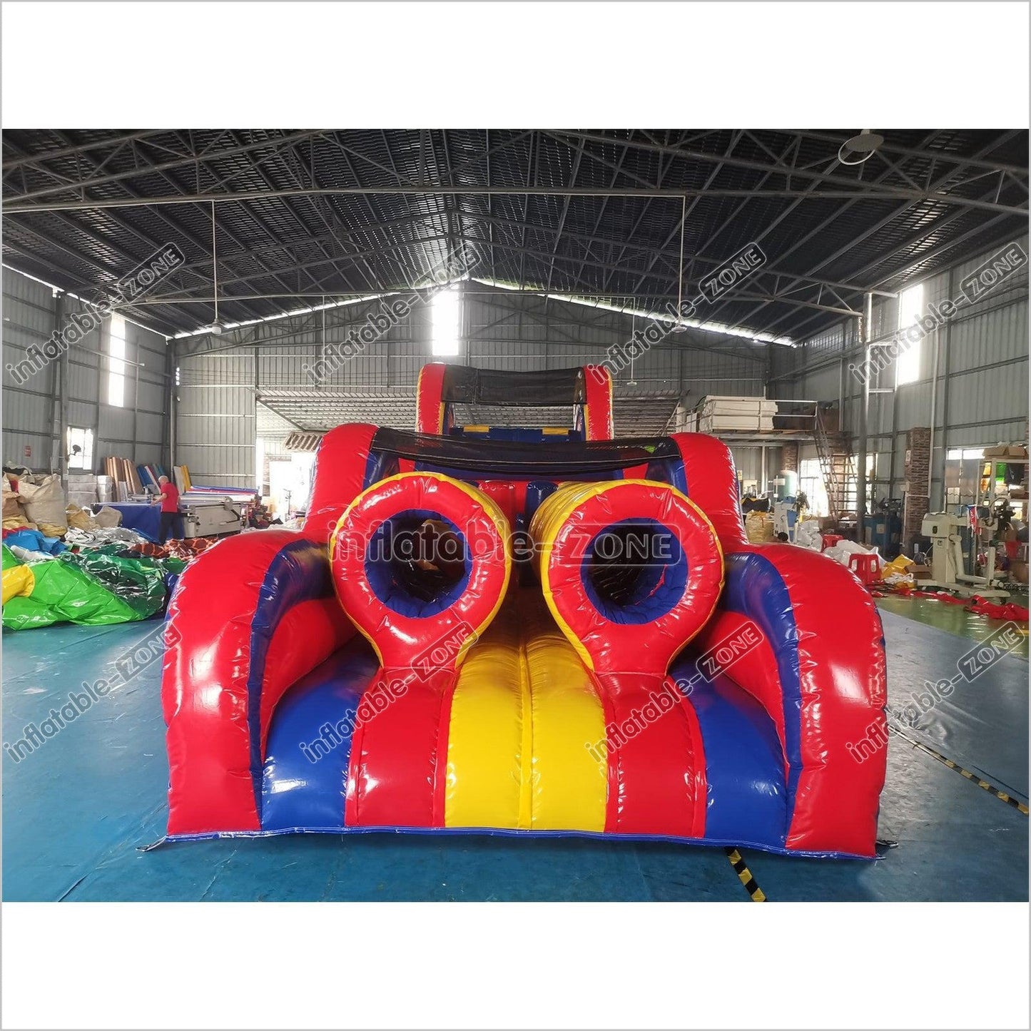 Inflatable Obstacle Course Bouncy Race With Obstacles Bounce House - Inflatable-Zone