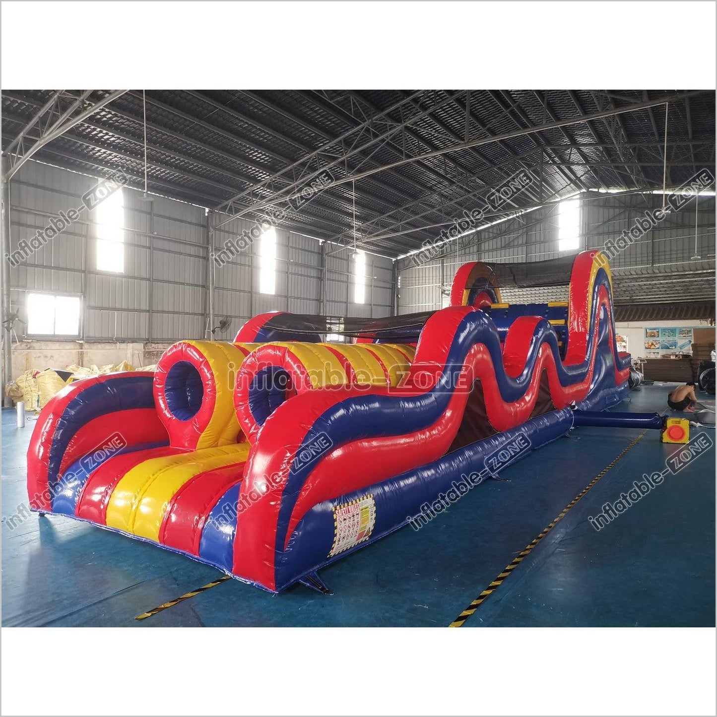 Inflatable Obstacle Course Bouncy Race With Obstacles Bounce House - Inflatable-Zone