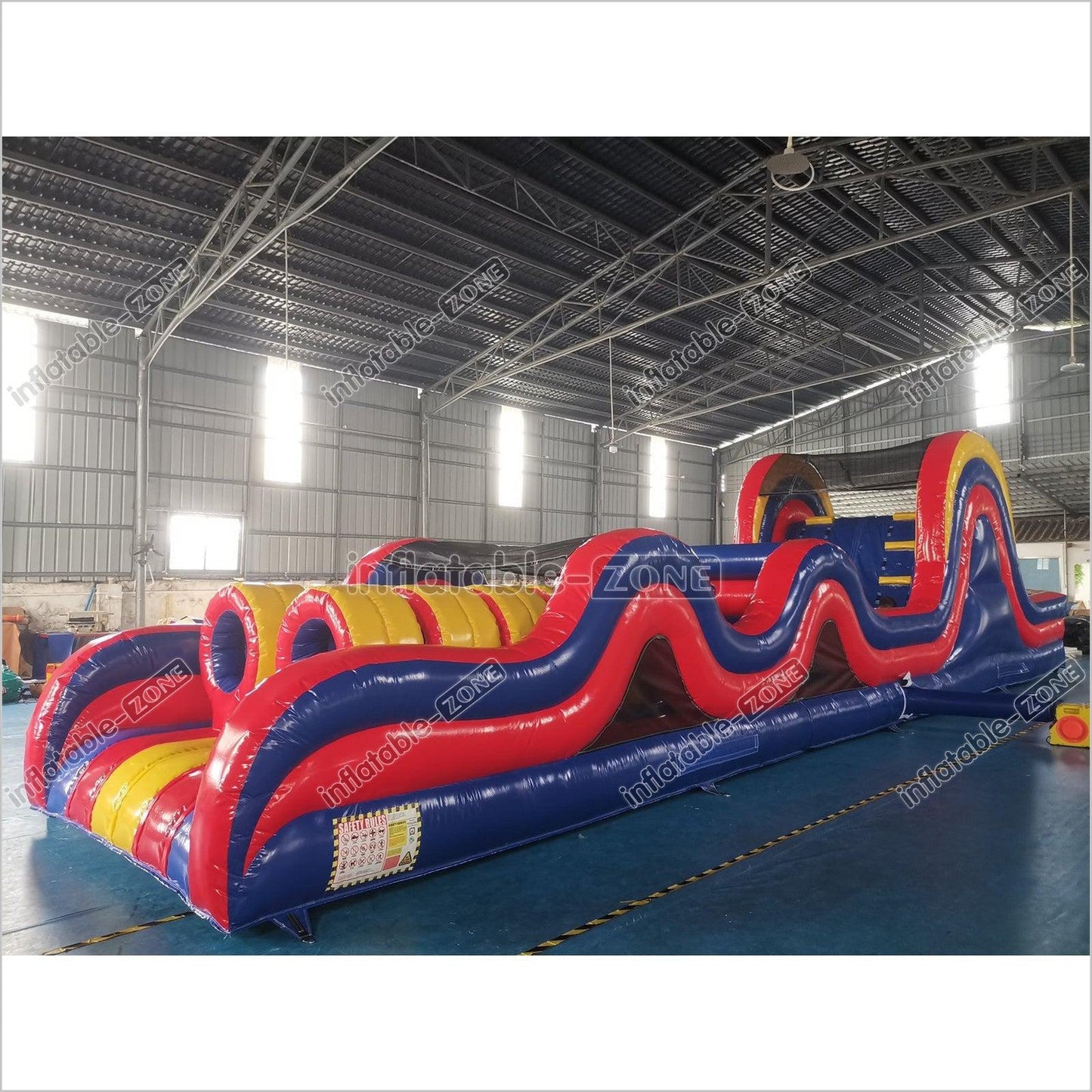 Inflatable Obstacle Course Bouncy Race With Obstacles Bounce House - Inflatable-Zone