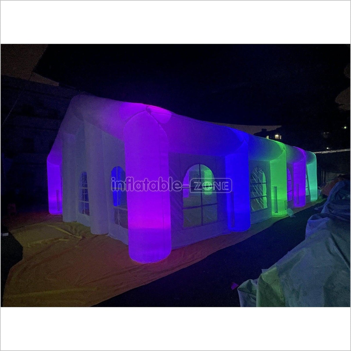 Inflatable Led Light Wedding Party Tent Inflatables Booth Night Club Outdoor Show Decoration - Inflatable-Zone