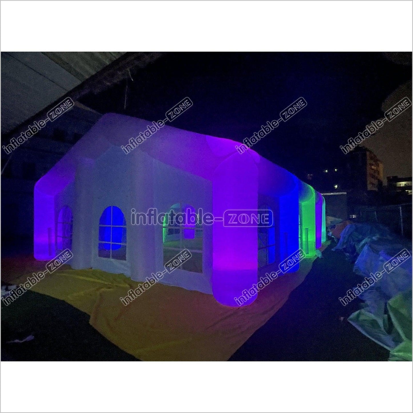 Inflatable Led Light Wedding Party Tent Inflatables Booth Night Club Outdoor Show Decoration - Inflatable-Zone