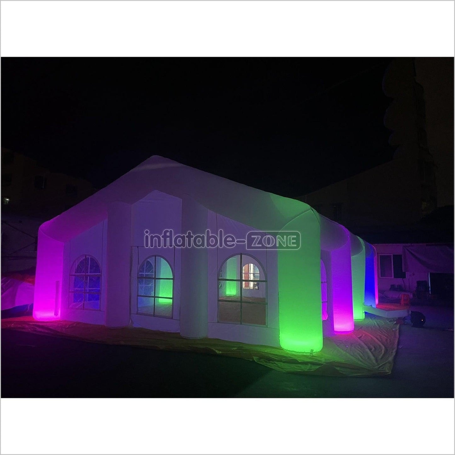 Inflatable Led Light Wedding Party Tent Inflatables Booth Night Club Outdoor Show Decoration - Inflatable-Zone