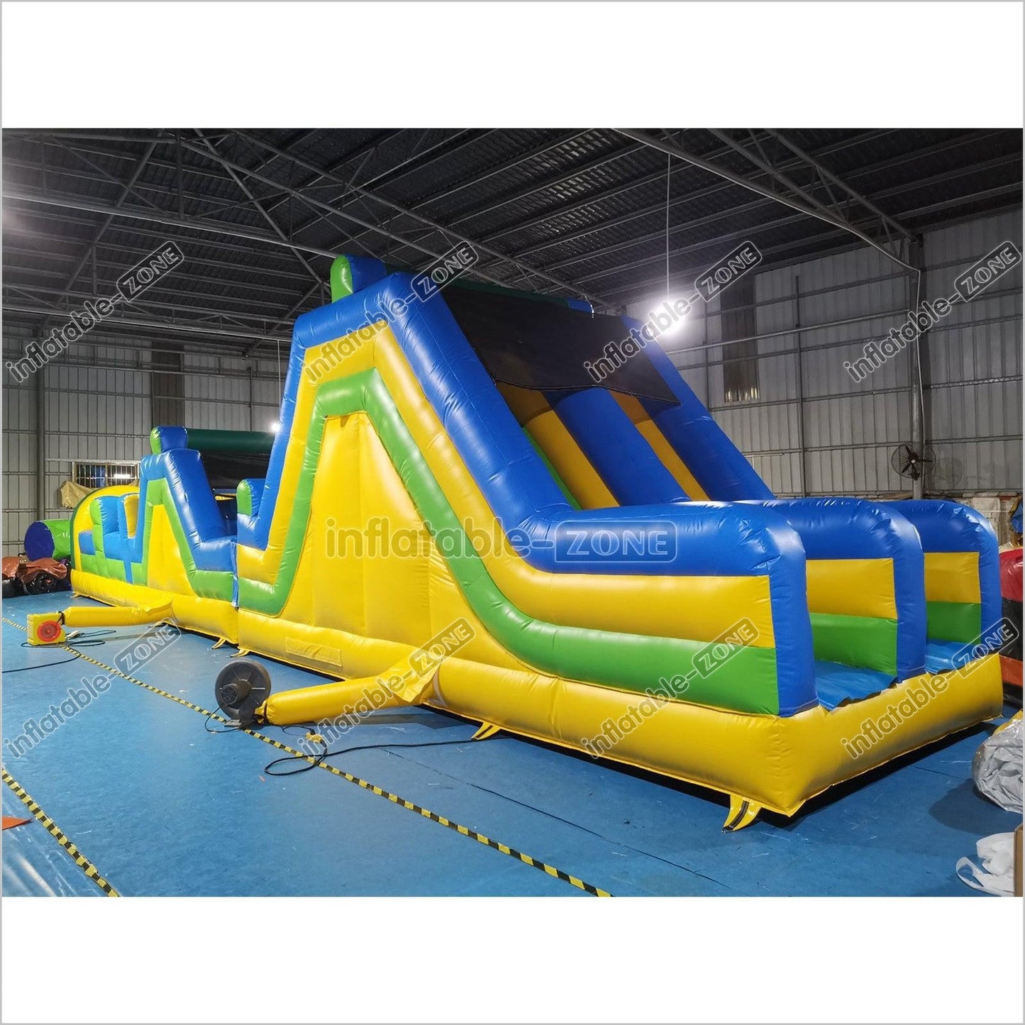Inflatable Backyard Obstacle Course Slide Ninja Playgrounds Obstacle Course Bouncy Castle - Inflatable-Zone