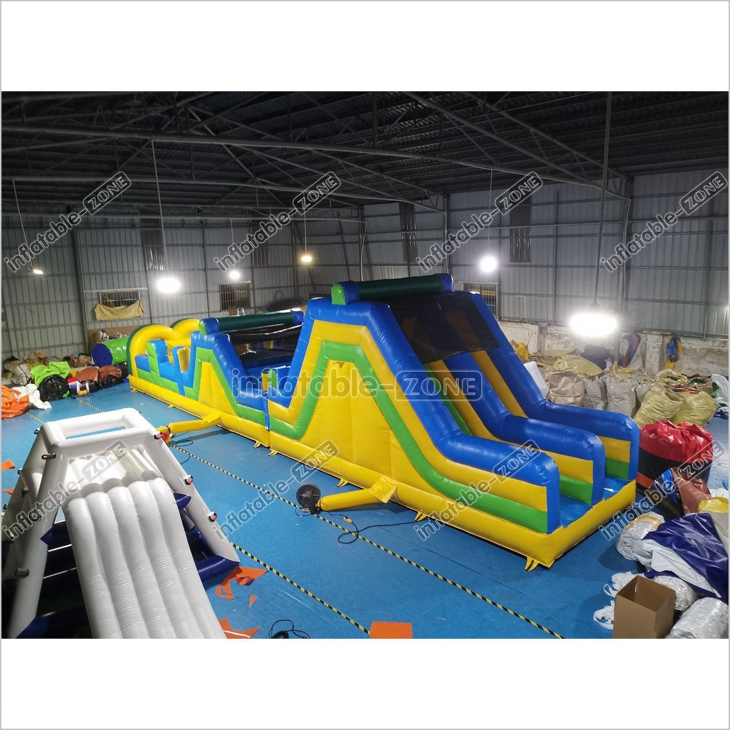Inflatable Backyard Obstacle Course Slide Ninja Playgrounds Obstacle Course Bouncy Castle - Inflatable-Zone