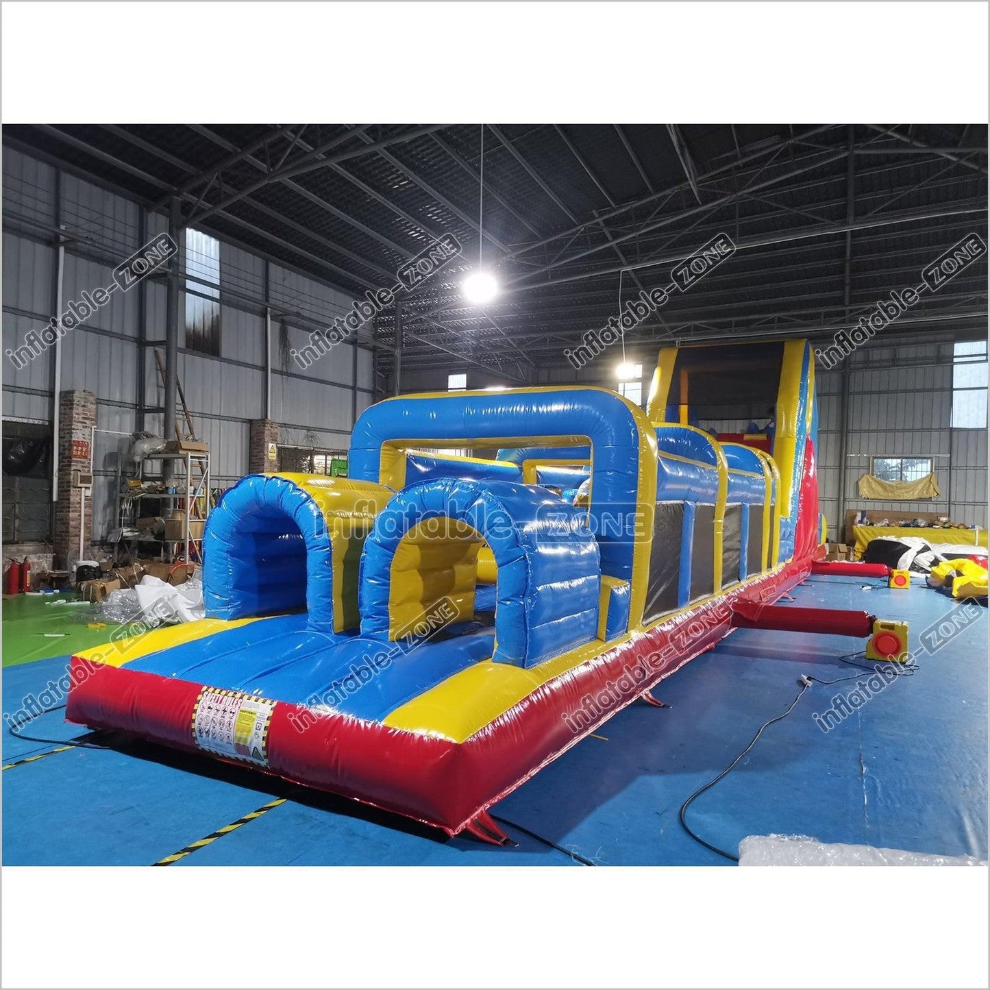 Team Playground Inflatable Obstacle Course Best Blow Up Backyard Climbing Bouncy Castle House - Inflatable-Zone