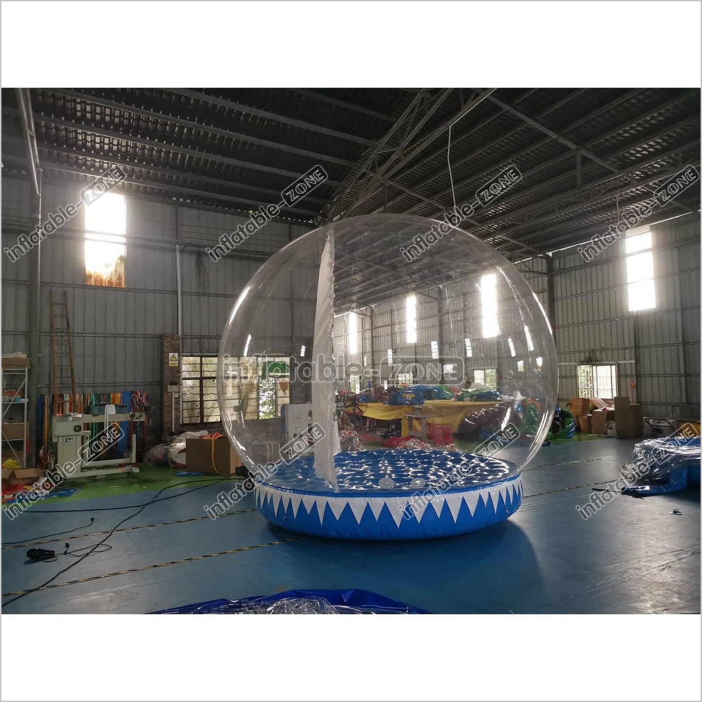 Inflatable Christmas Bubble Tent Inflatable Snow Globe Transparent Dome - Inflatable-Zone