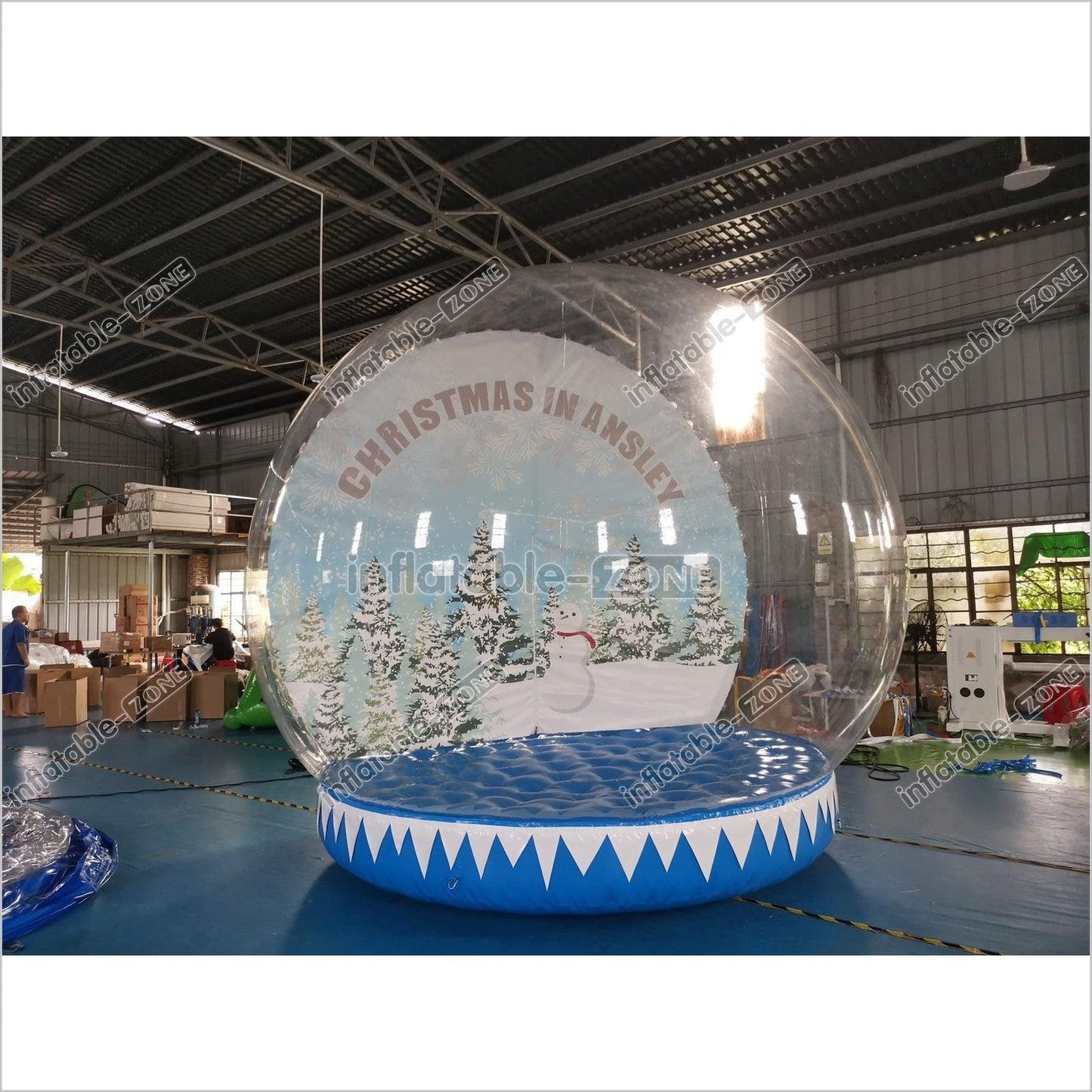 Inflatable Christmas Bubble Tent Inflatable Snow Globe Transparent Dome - Inflatable-Zone