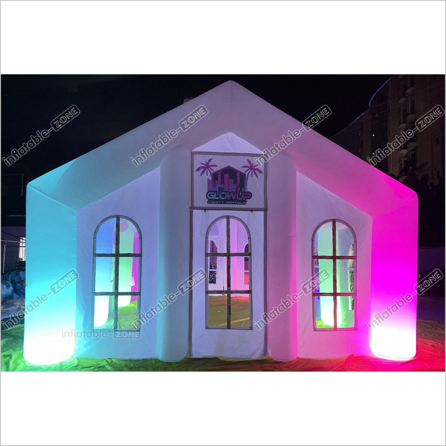 Large Inflatable Tent Outdoor Inflatable Party Tent Led Light Wedding Inflatable Tents - Inflatable-Zone