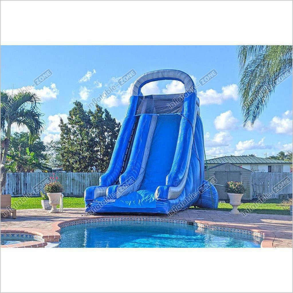 Commercial Blow Up Water Slides, Inflatable Water Slide For Swimming Pool - Inflatable-Zone
