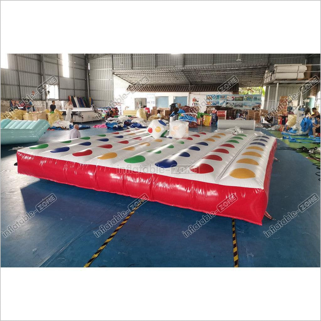 Super Fun Jumbo Inflatable Twister Game Indoors Or Outdoors Perfect For Parties And Events - Inflatable-Zone