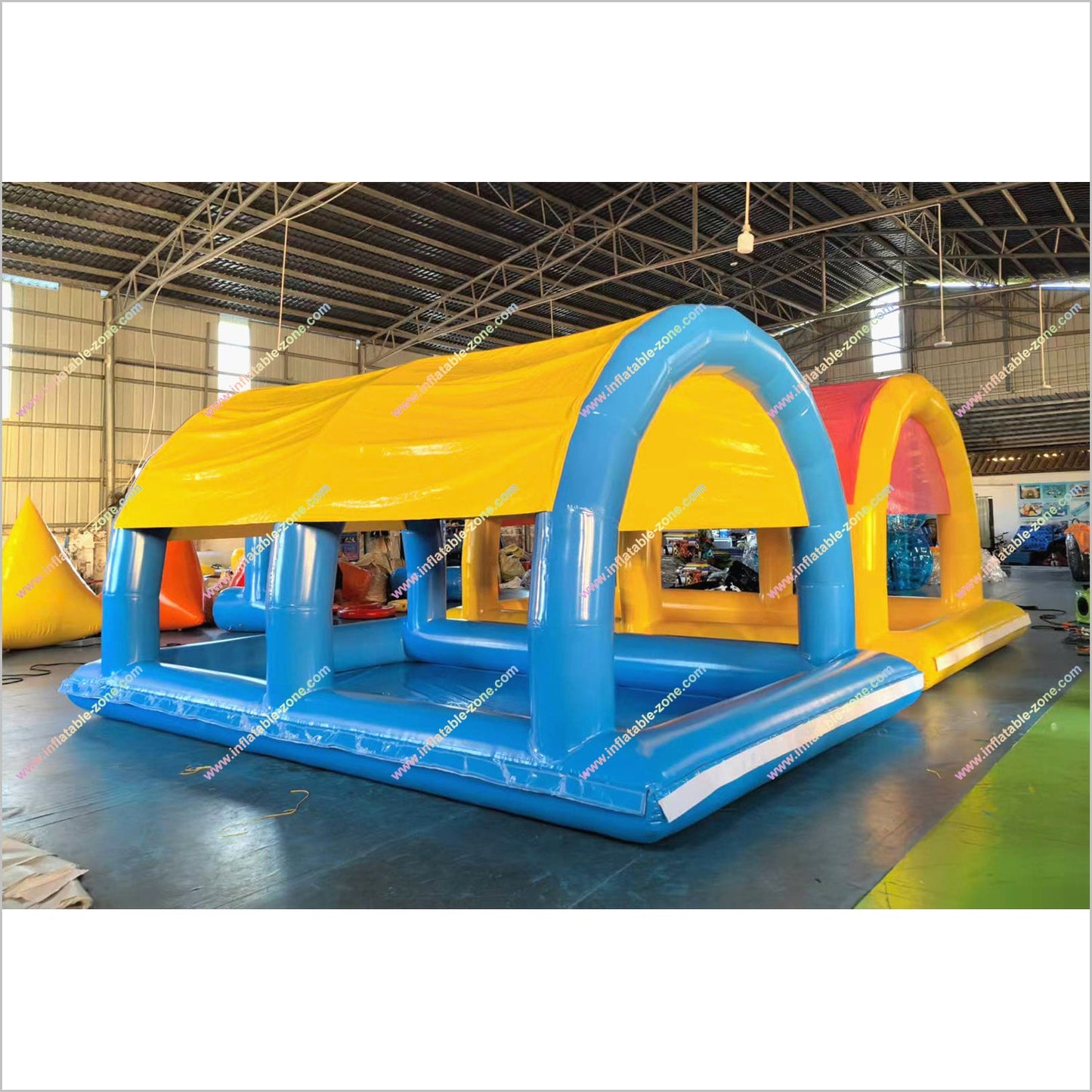 Inflatable Swimming Pool Cover Tent Water Play Games Pool Float Tent Inflatable Pool With Roof - Inflatable-Zone