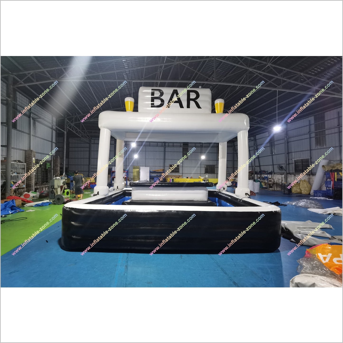 Coolest Inflatable Outdoor Pool Bar Water Blow Up Bar Party Event Backyard - Inflatable-Zone