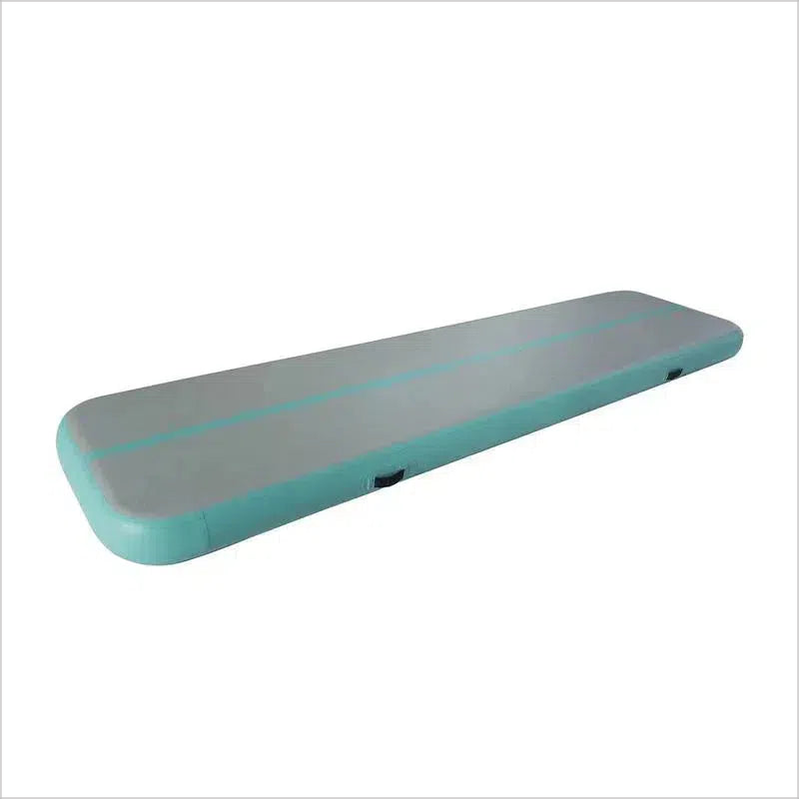 Beautiful Mint Green Air Gymnastics Track Mat - Inflatable-Zone