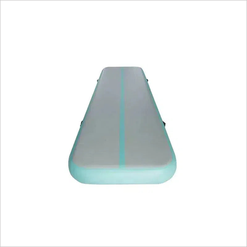 Beautiful Mint Green Air Gymnastics Track Mat - Inflatable-Zone