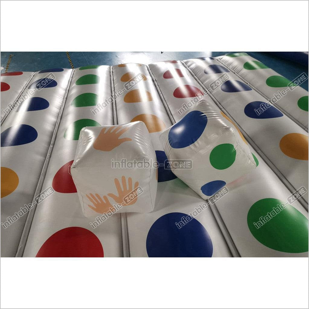 Super Fun Jumbo Inflatable Twister Game Indoors Or Outdoors Perfect For Parties And Events - Inflatable-Zone