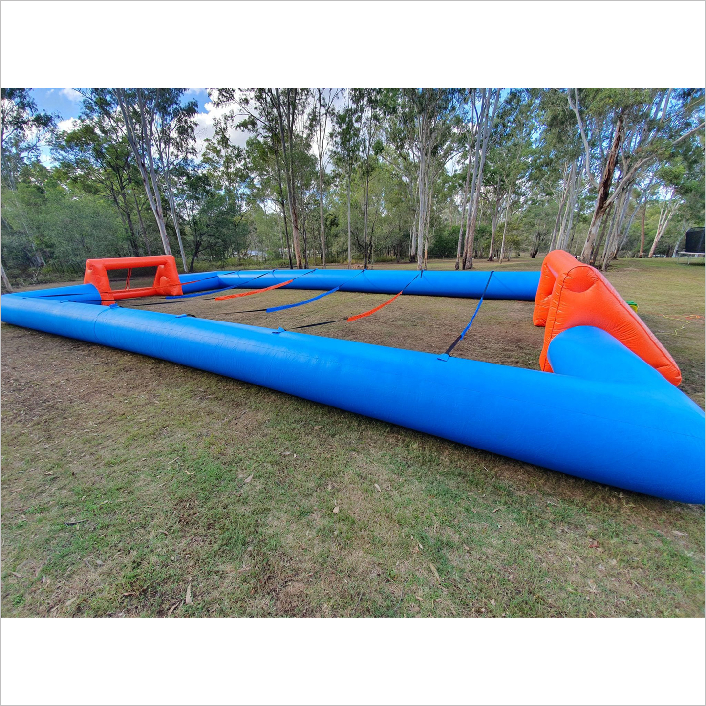 Outdoor Team Games Inflatable Soccer Field Near Me Best Football Pitch Amusement Park For Adults - Inflatable-Zone