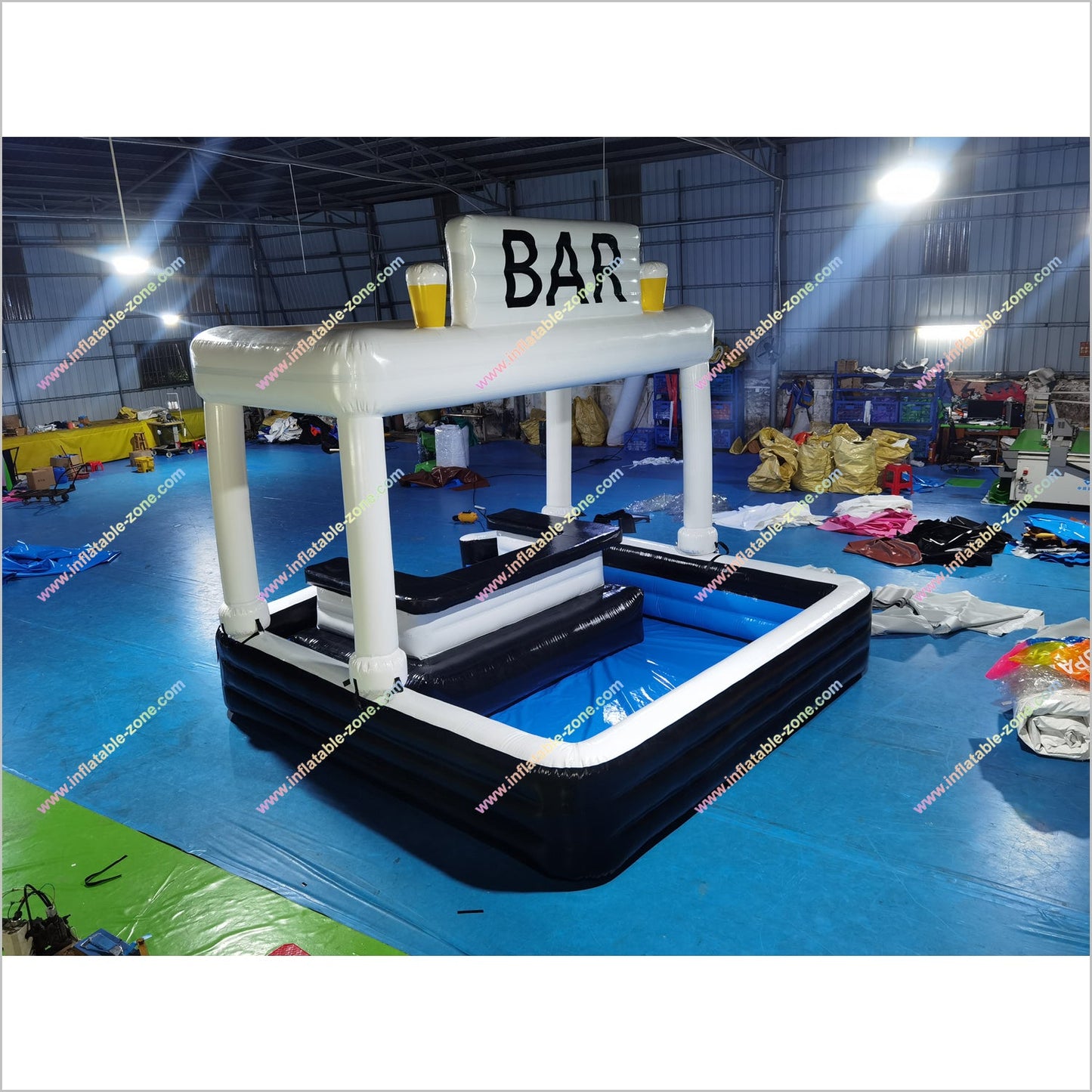 Coolest Inflatable Outdoor Pool Bar Water Blow Up Bar Party Event Backyard - Inflatable-Zone