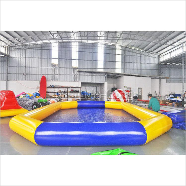 Blue And Yellow Inflatable Water Pool, Children Play Enjoyment Water Game Pool - Inflatable-Zone