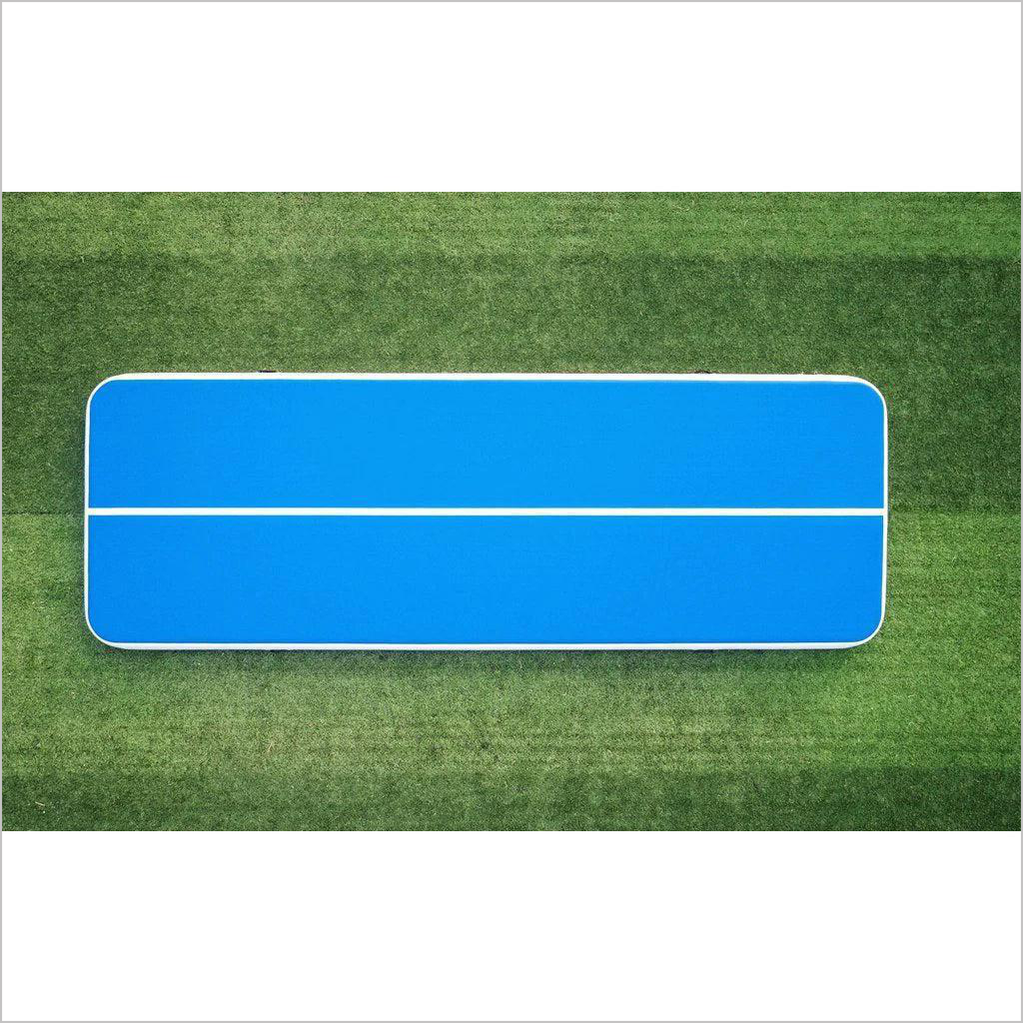 Blue And White Gymnastics Air Tumble Track - Inflatable-Zone