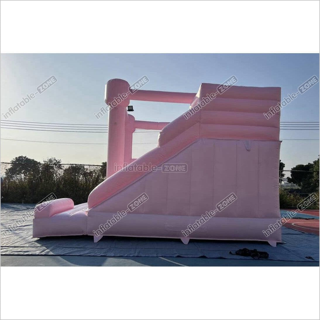 Pink Bounce House Combo Commercial Inflatable Slide Wedding Jumping Castle For Wedding Birthday Party - Inflatable-Zone