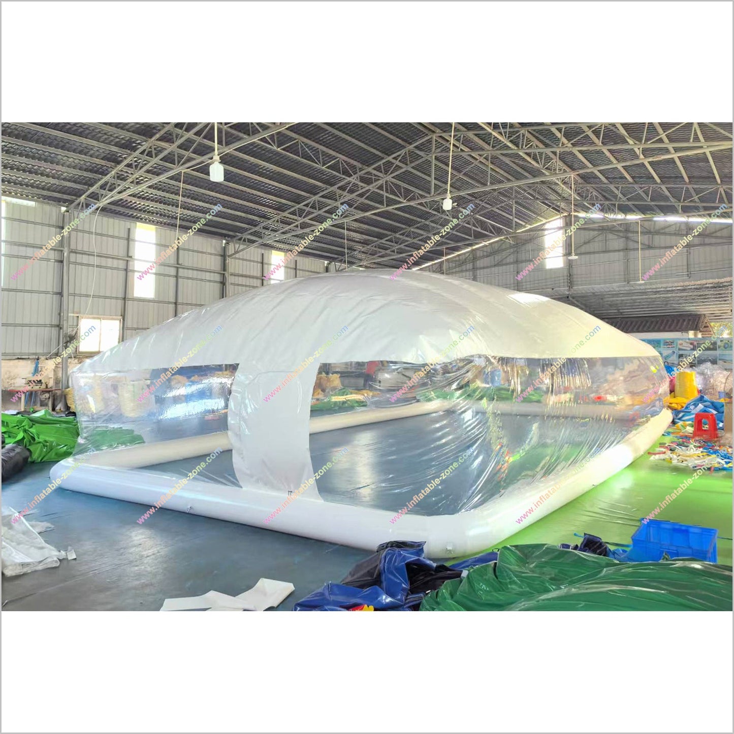 Large Pool Cover Inflatable Bubble Dome Swimming Pool Tent Inflatable Pool Cover Tent With White Ceiling - Inflatable-Zone