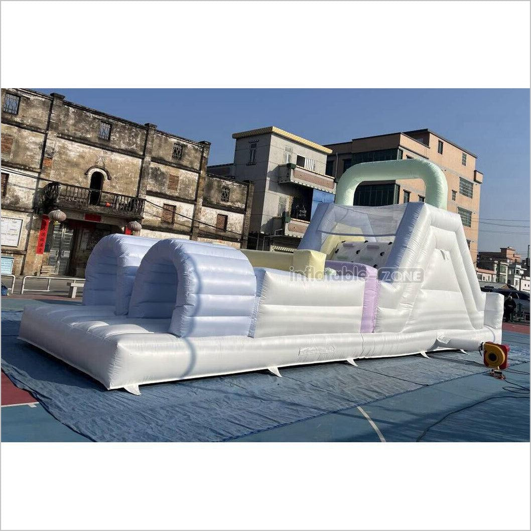 Large Inflatable Obstacle Course Slip And Slide Birthday Party Fun Obstacle Course For Adults - Inflatable-Zone