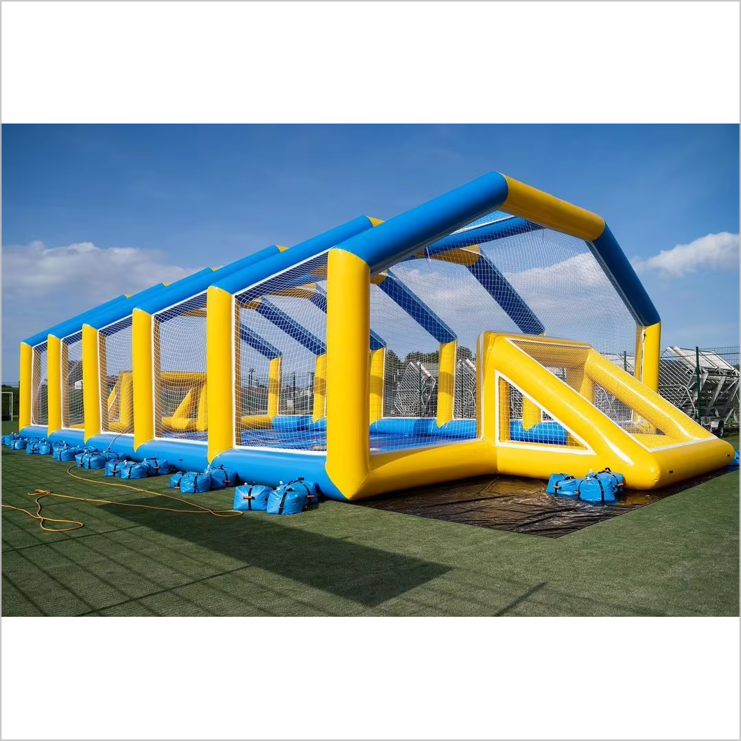 Hire Inflatables Football Soccer Pitch Entertainment Center Outdoor Sports Arena Inflatable Football Courts - Inflatable-Zone