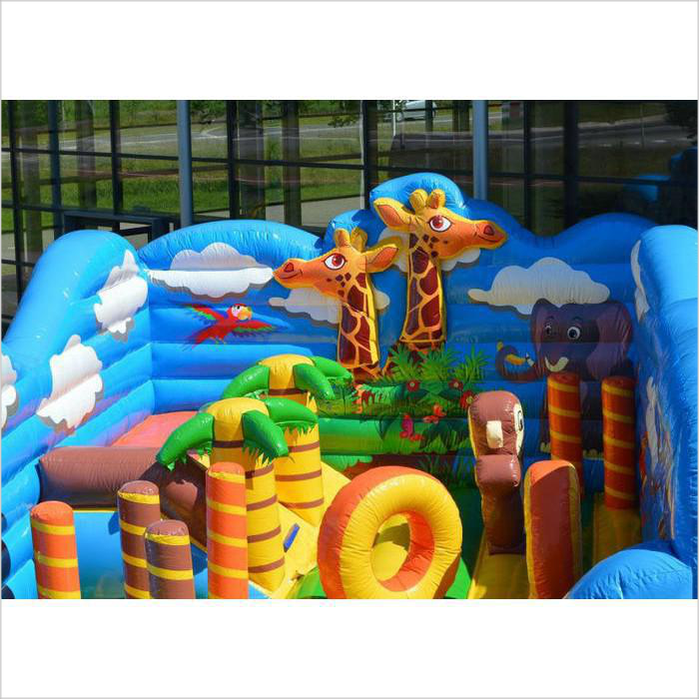 0.55MM PVC Taprulins Inflatable Fun City / Bounce House Indoor Playground - Inflatable-Zone