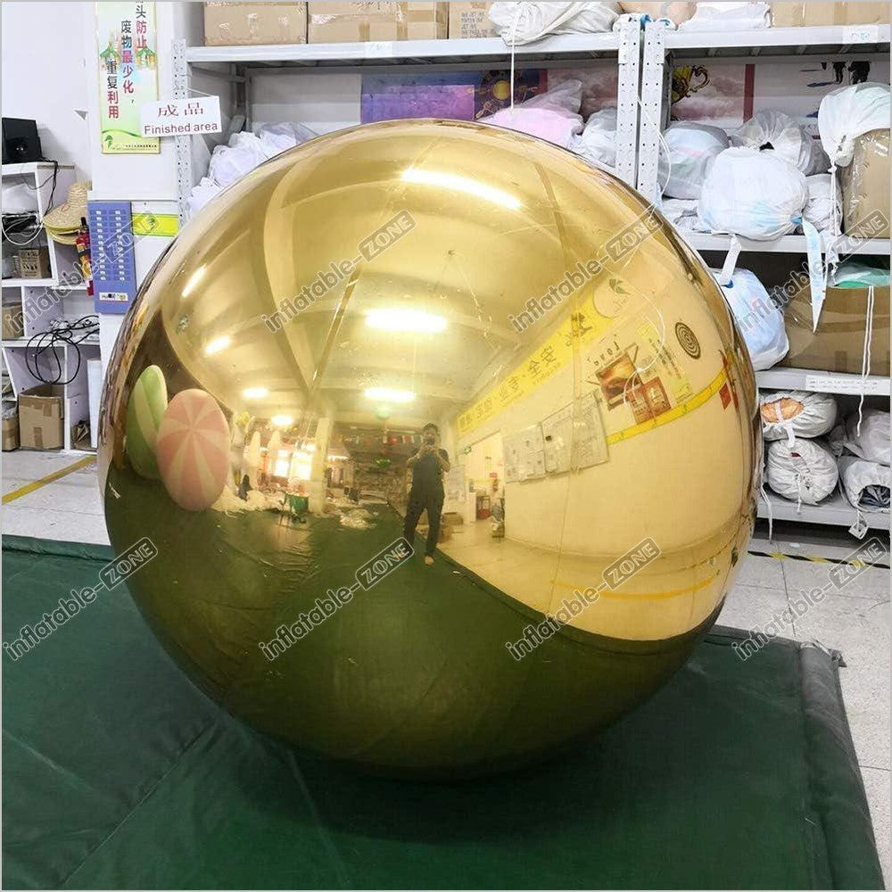 Event Party Inflatable Mirror Ball Show Advertising Mirror Ball For Commercial Street Decoration - Inflatable-Zone
