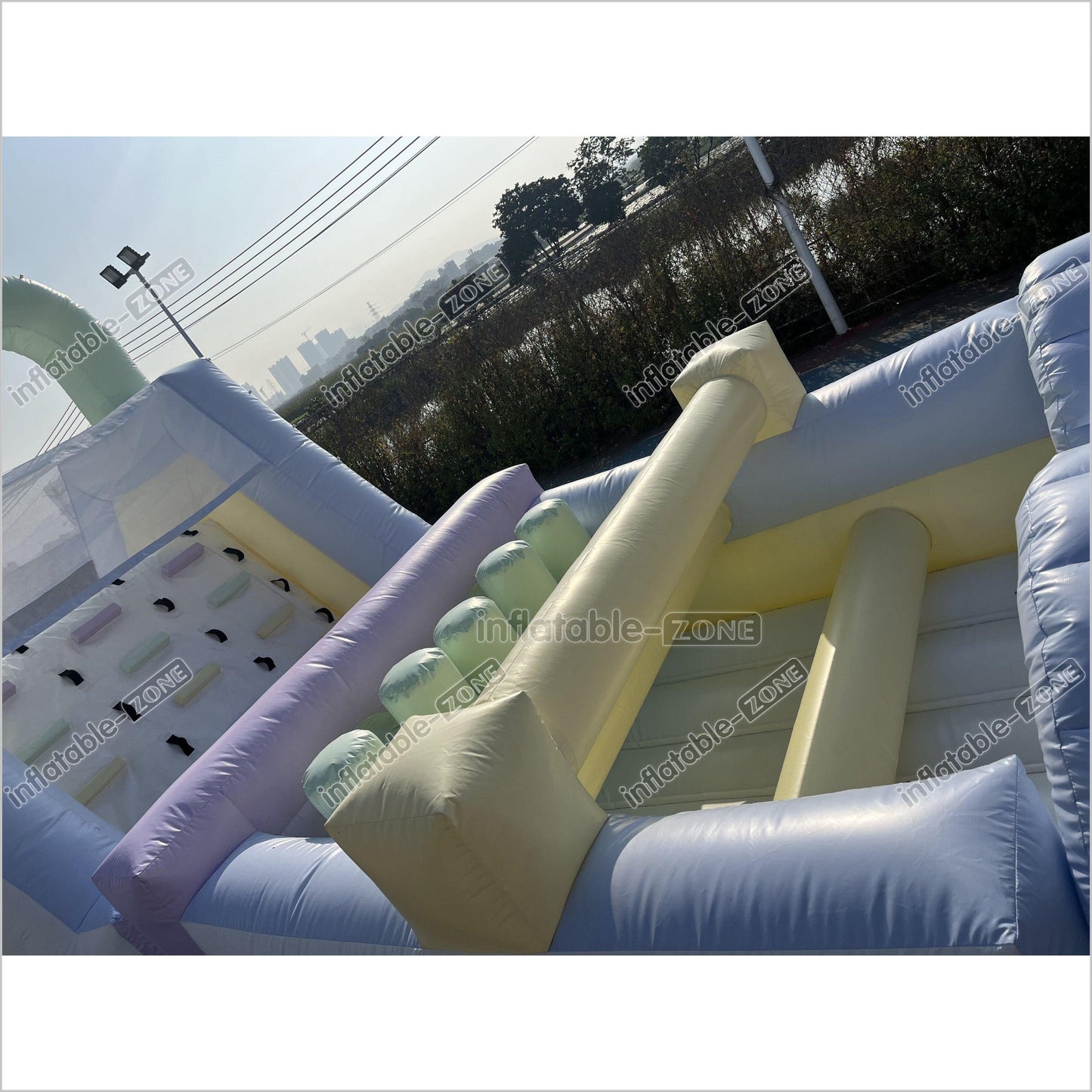 Large Inflatable Obstacle Course Slip And Slide Birthday Party Fun Obstacle Course For Adults - Inflatable-Zone