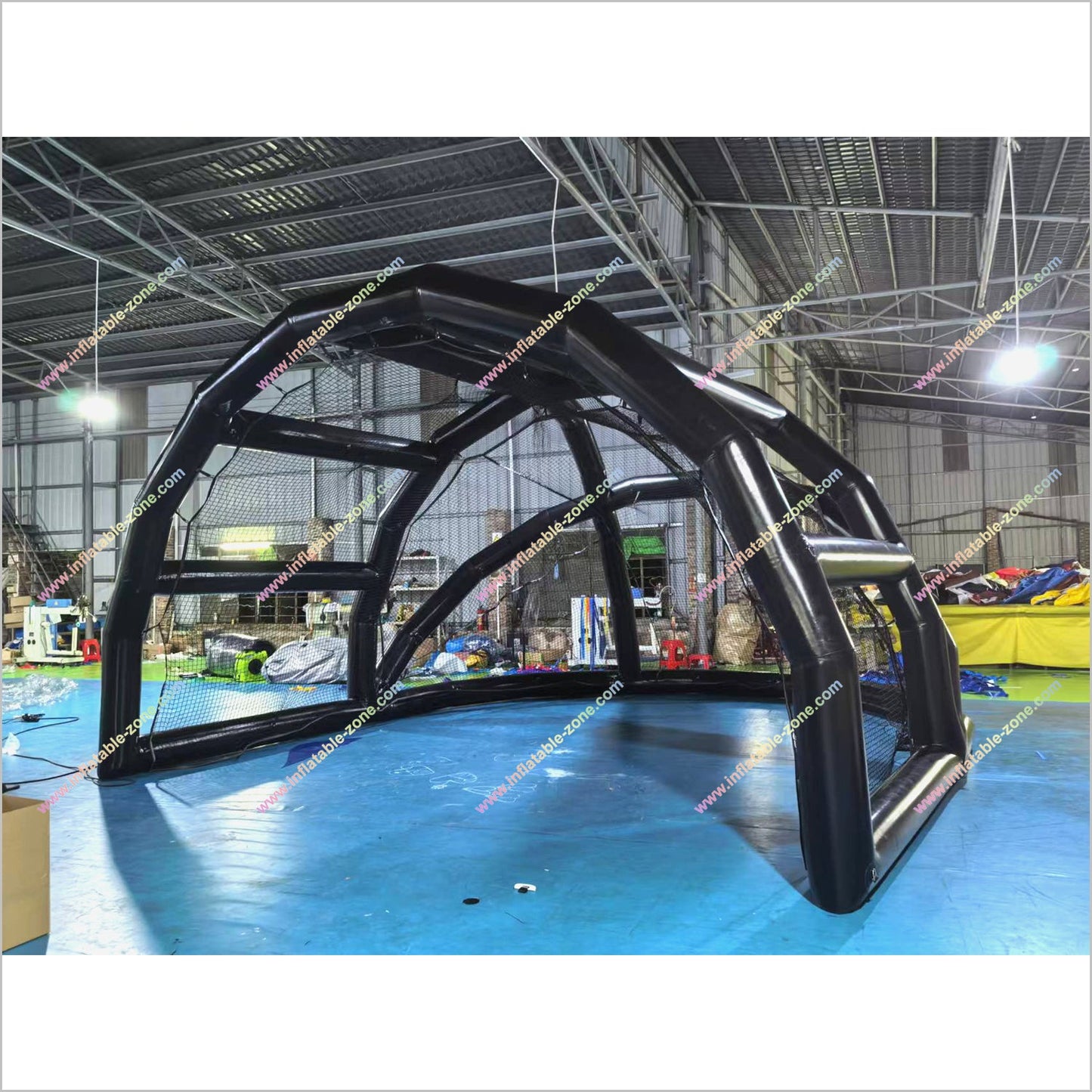 Inflatable Baseball Batting Cage Sports Interactive Games Inflatable Turtle Backstop Softball Pitching Net - Inflatable-Zone
