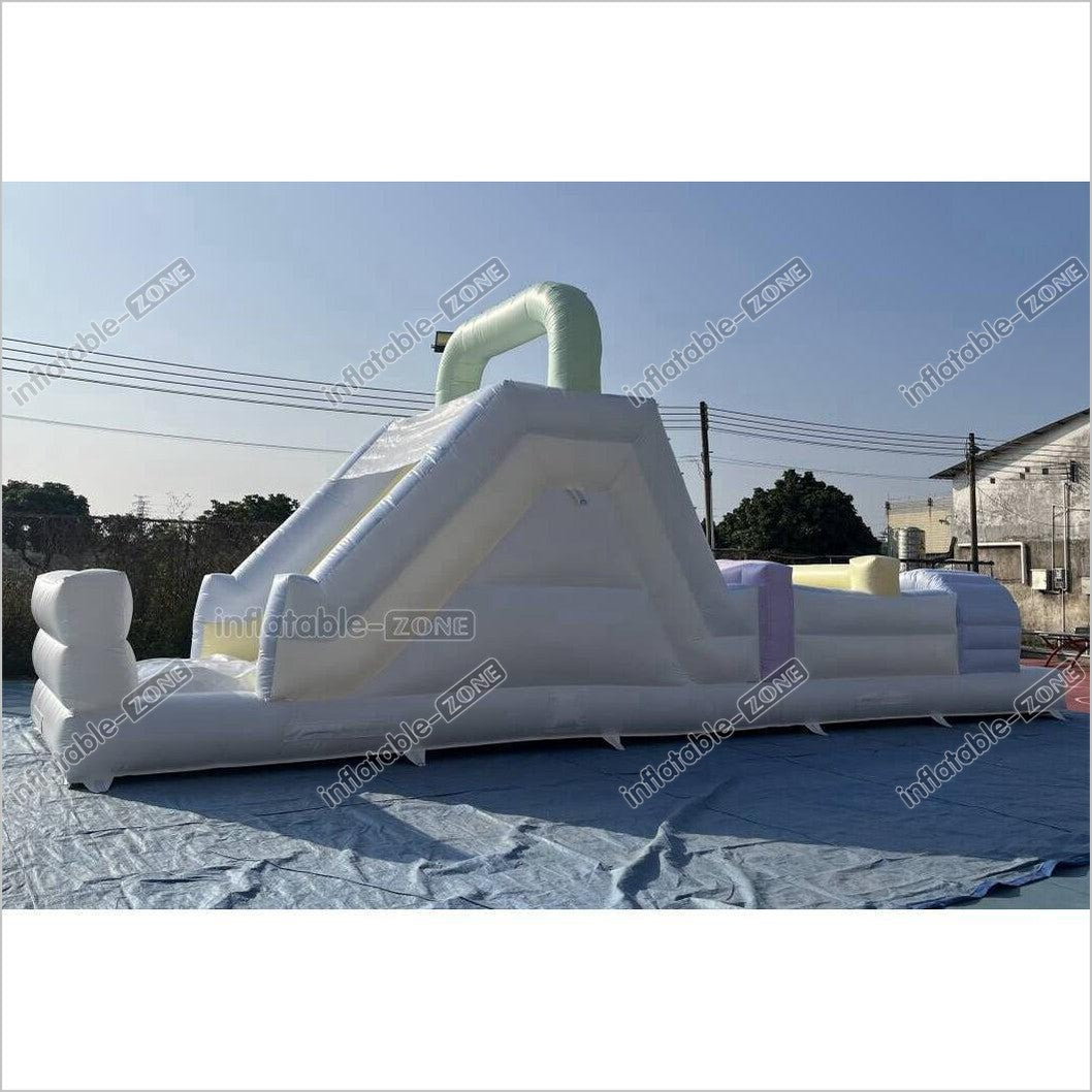 Large Inflatable Obstacle Course Slip And Slide Birthday Party Fun Obstacle Course For Adults - Inflatable-Zone