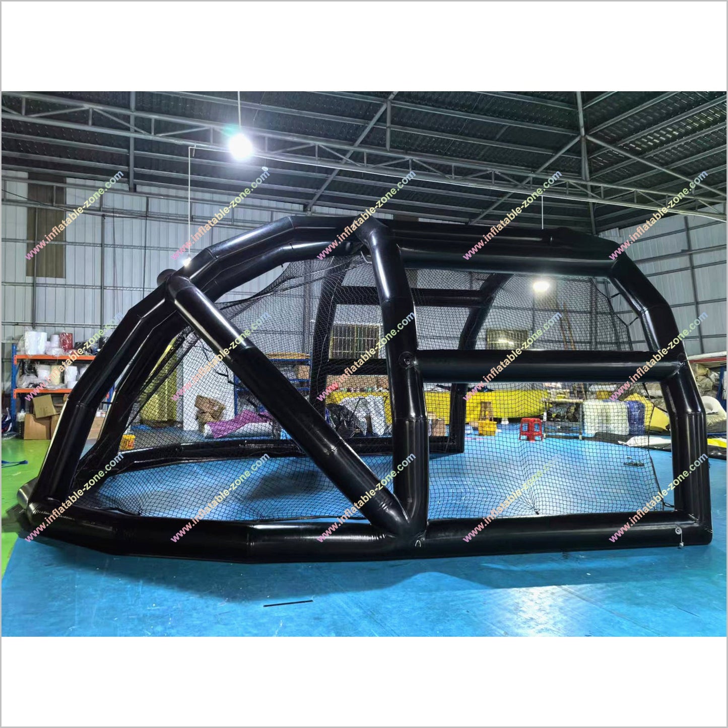 Inflatable Baseball Batting Cage Sports Interactive Games Inflatable Turtle Backstop Softball Pitching Net - Inflatable-Zone