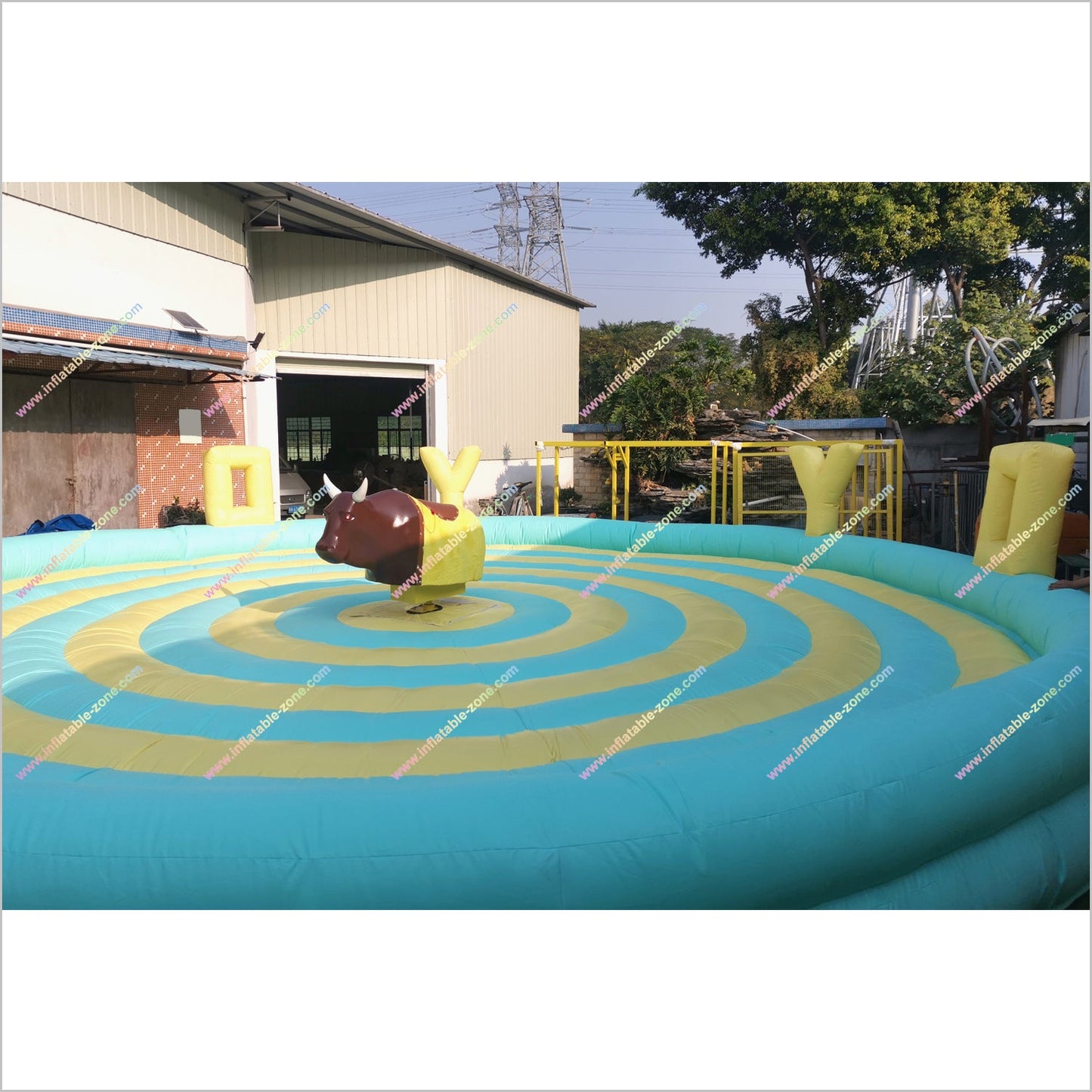 Fun Rodeo Inflatable Mechanical Bull Riding Inflatable Rental Mechanical Bull Prices Outdoor Games Machine Controls