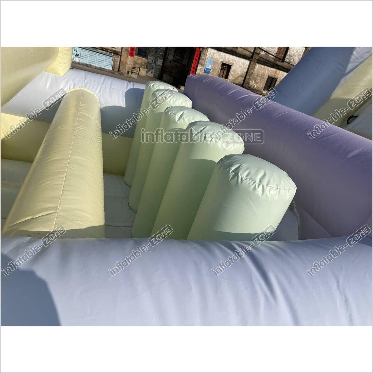 Large Inflatable Obstacle Course Slip And Slide Birthday Party Fun Obstacle Course For Adults - Inflatable-Zone